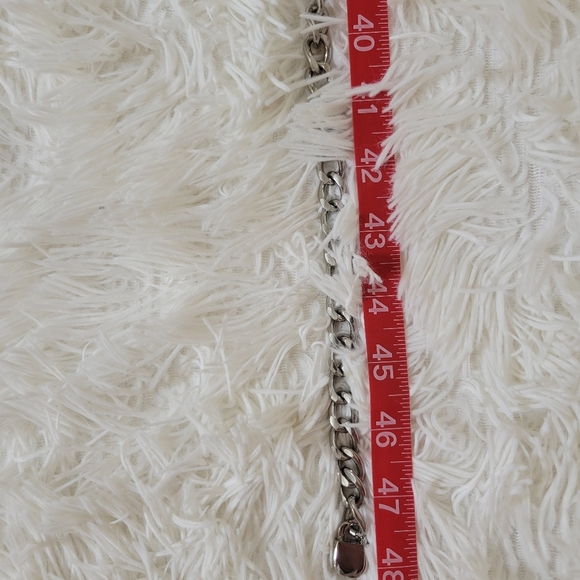 Women's Micheal Kors Logo Metal Chain Belt Y2k - Picture 3 of 3